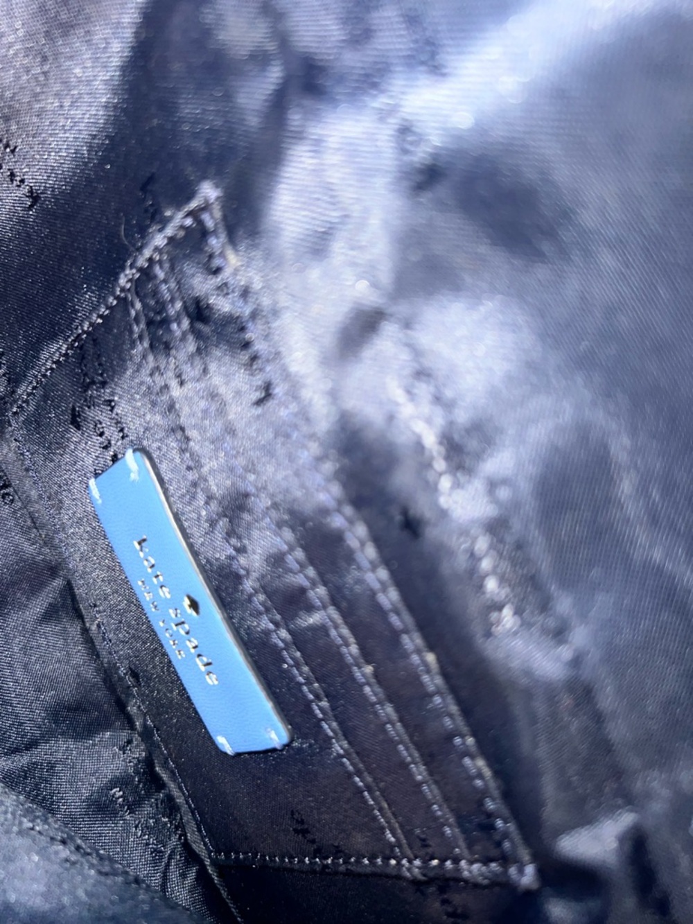 kate spade blue mini belt bag - Picture 2 of 6